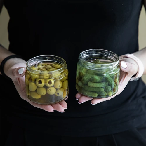 Zema 330 ml burka - ar krāsainu vāciņu fi 82/6, 6 gab. - 10