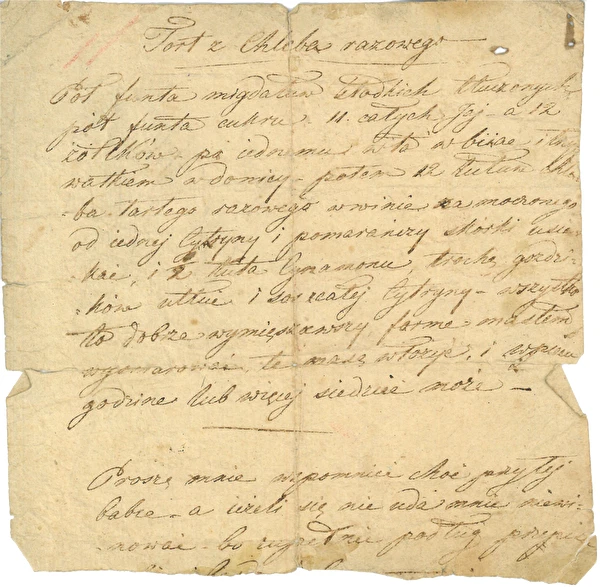 1. sērija: Torte no rupjmaizes