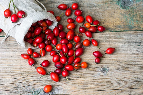 Mežrozīšu augļu vīns ar medu