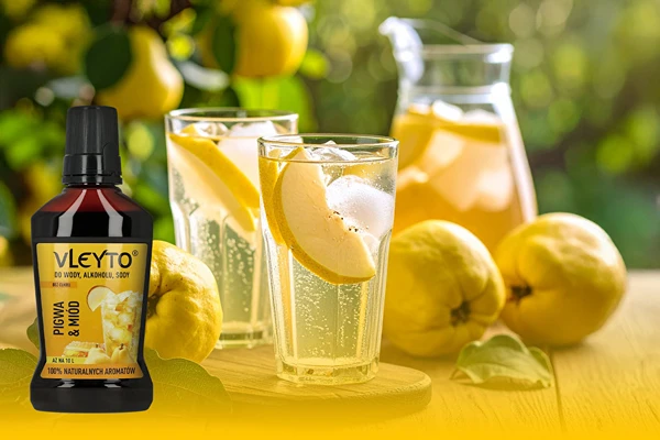 Sparkling Pigwa - atsvaidzinošs bezalkoholisks dzēriens ar medus un cidonijas notīm