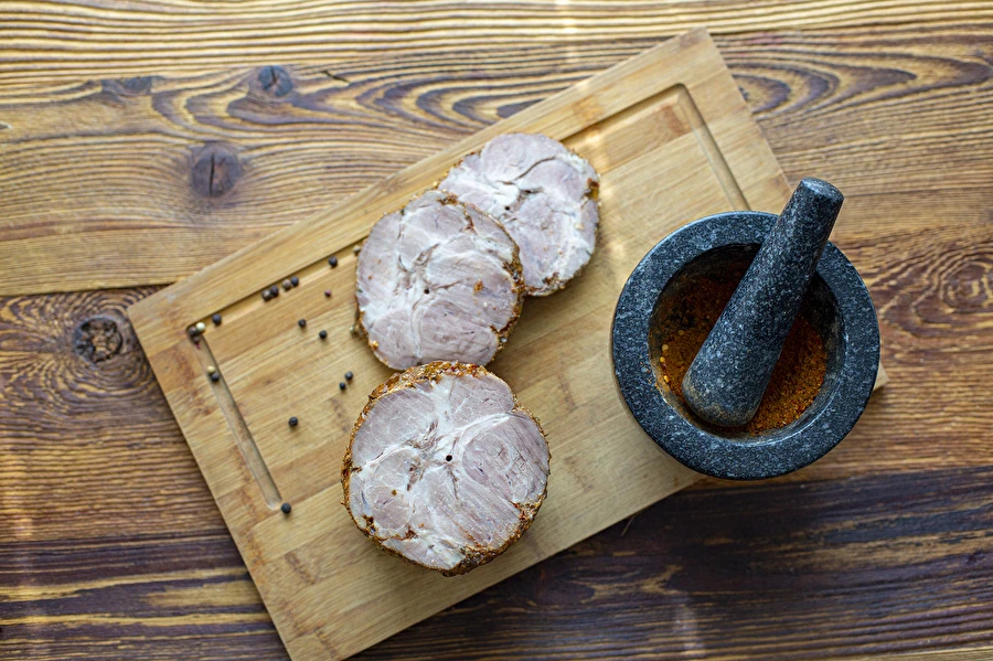 Cūkas kakla karbonāde no šinkovāra