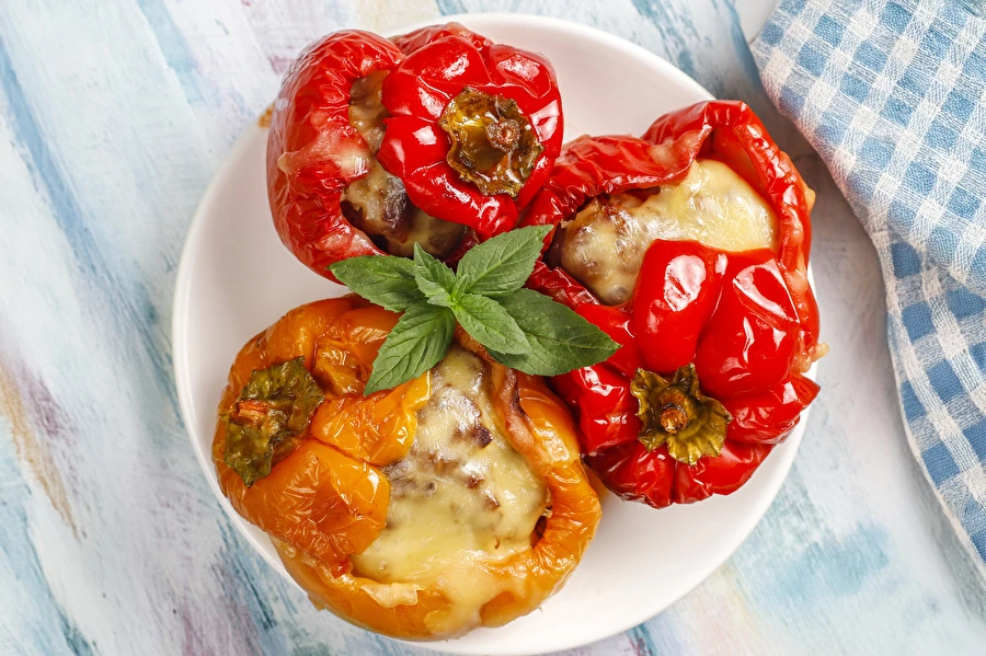 Browin Przepiśnik - Pildītas paprikas no gāzes grila